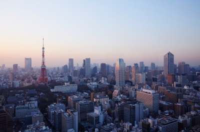 Contemplar las panorámicas de Tokio